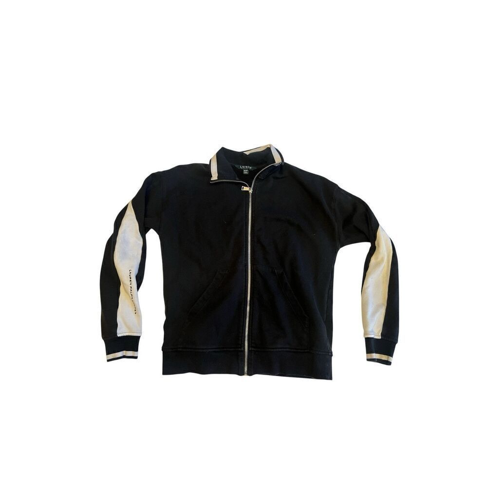 Lauren by Ralph Lauren Black & White Track Jacket Women's Size XS-M